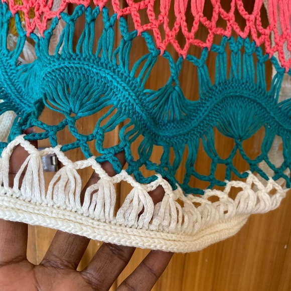 Multicolour crotchet shrug size -free size - Picture 3 of 4